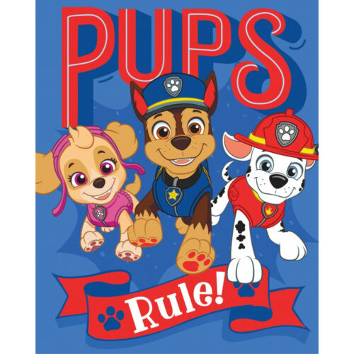 Paw Patrol fleece Pups Rules  130 x 170 cm