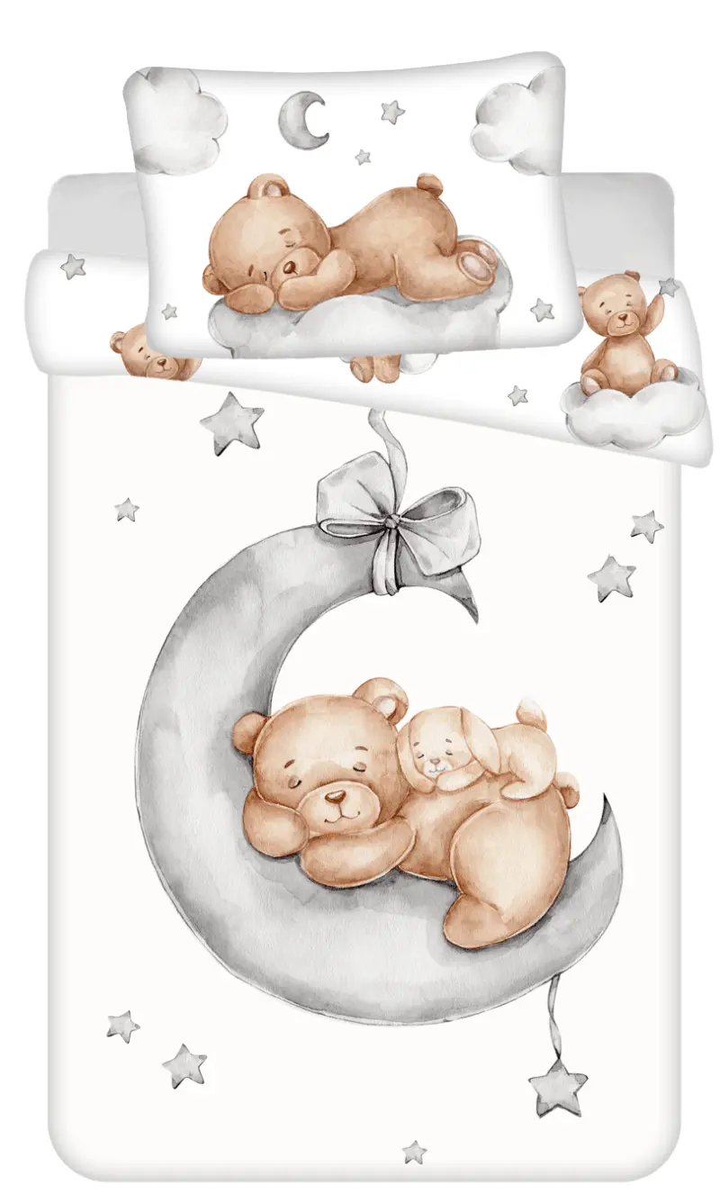 Sweet Home peuterdekbedovertrek Ribbon - 100 x 135 cm