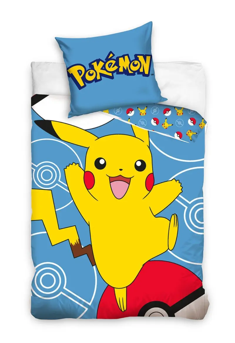 Pikachu Dekbedovertrek happy - 140 x 200 cm - 70 x 90 cm