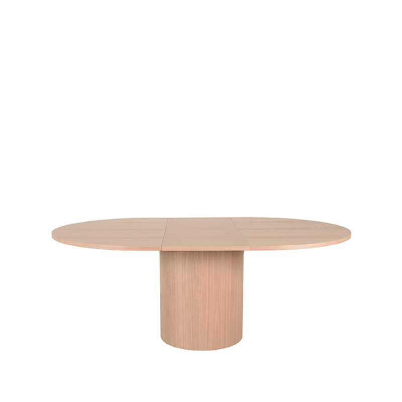 LABEL51 Eetkamertafel Oliva - Naturel - Eiken - 150-200 cm - Uitschuifbaar Eiken