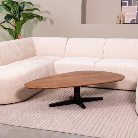 LABEL51 Salontafel I_Rosie - Nature Smooth - Mangohout - 140 cm