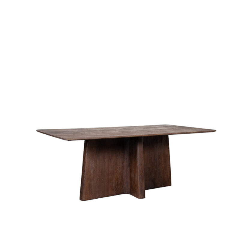 LABEL51 Eetkamertafel I_Scott - Espresso - Mangohout - 200 cm I_Scott