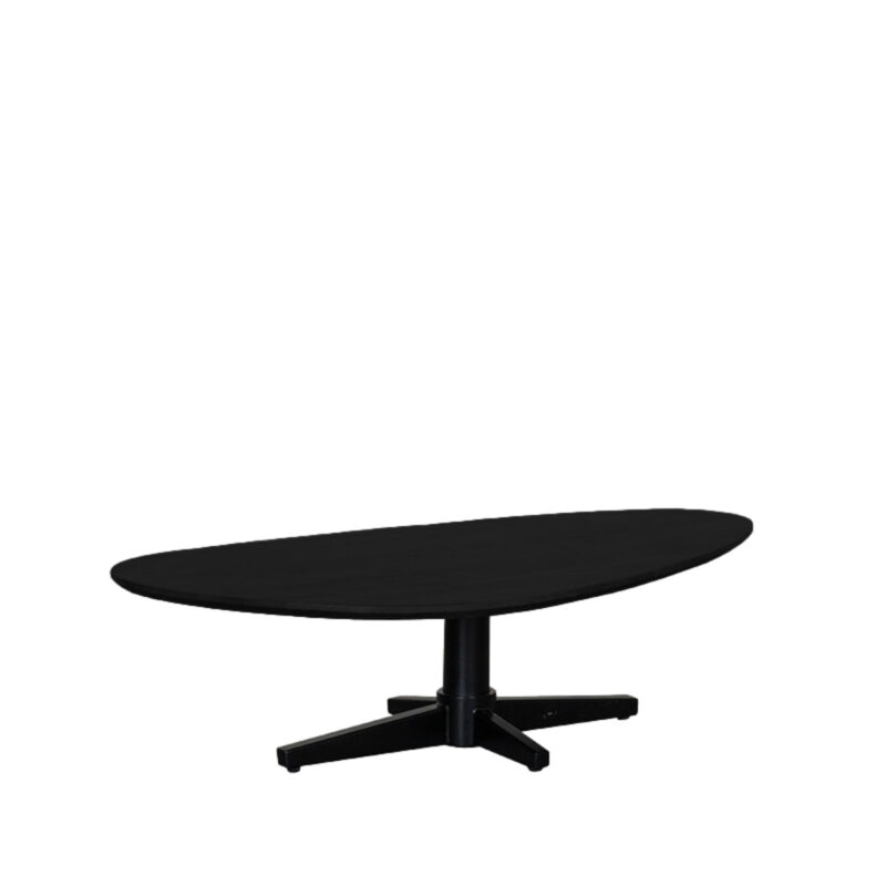 LABEL51 Salontafel I_Rosie - Zwart - Mangohout - 140 cm I_Rosie
