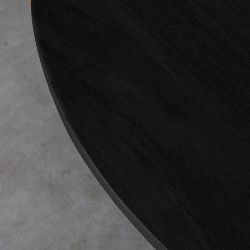 LABEL51 Salontafel I_Rosie - Zwart - Mangohout - 140 cm Mangohout