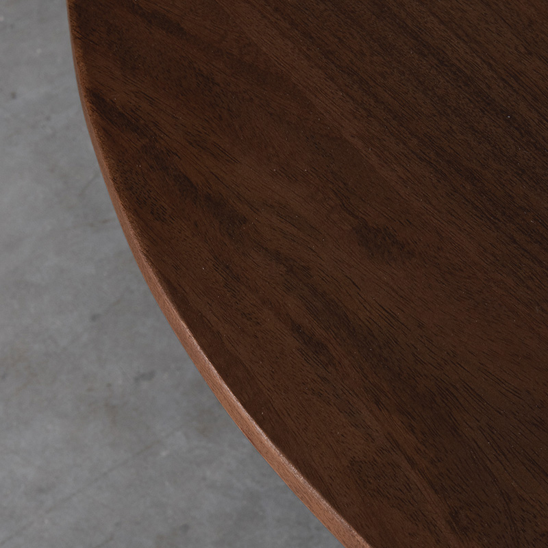 LABEL51 Eetkamertafel Rosie - Espresso - Mangohout - 140 cm Mangohout