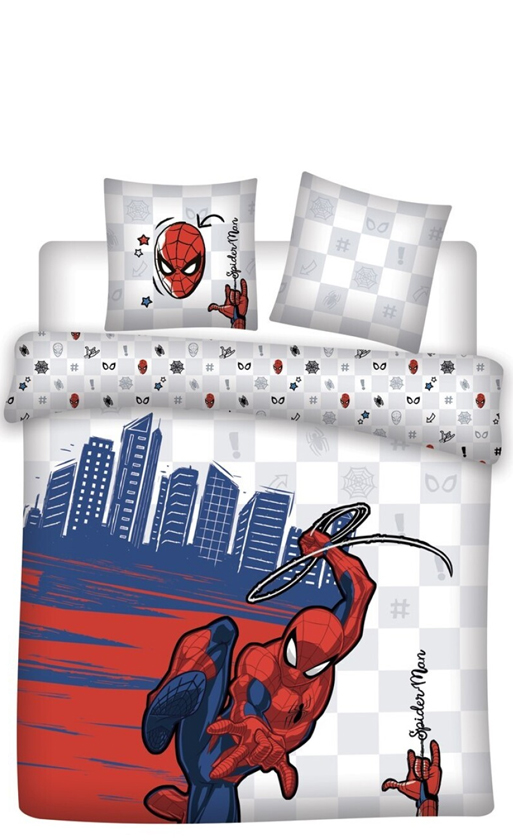 Spiderman Dekbedovertrek Shoot! - 140 x 200 cm - Katoen 65 x 65 cm - 240 X 220 cm