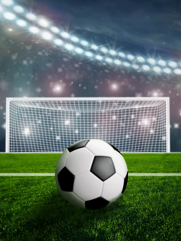 Voetbal goal fleece Plaid - 100 x 140 cm