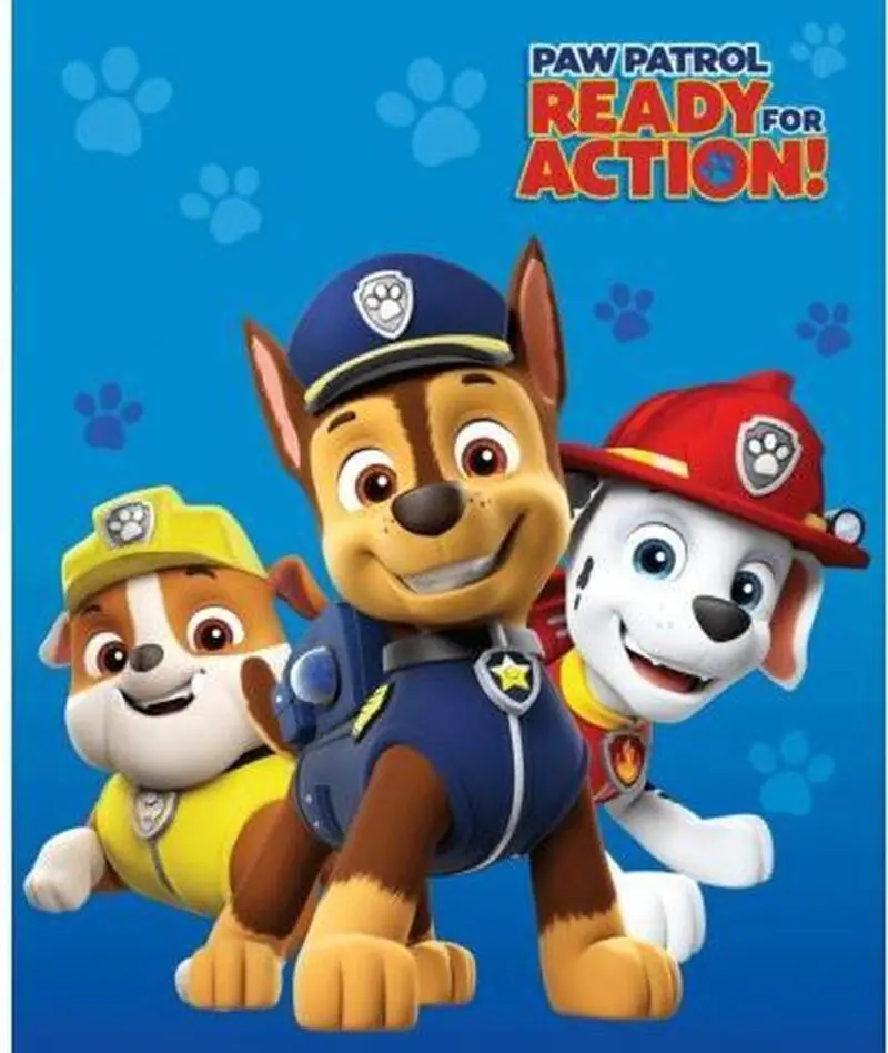 Paw Patrol fleece deken ready for action 100 x 140 cm