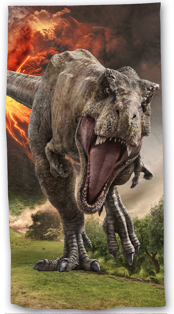 Jurassic World Strandlaken Vulkaan 70 x 140 cm