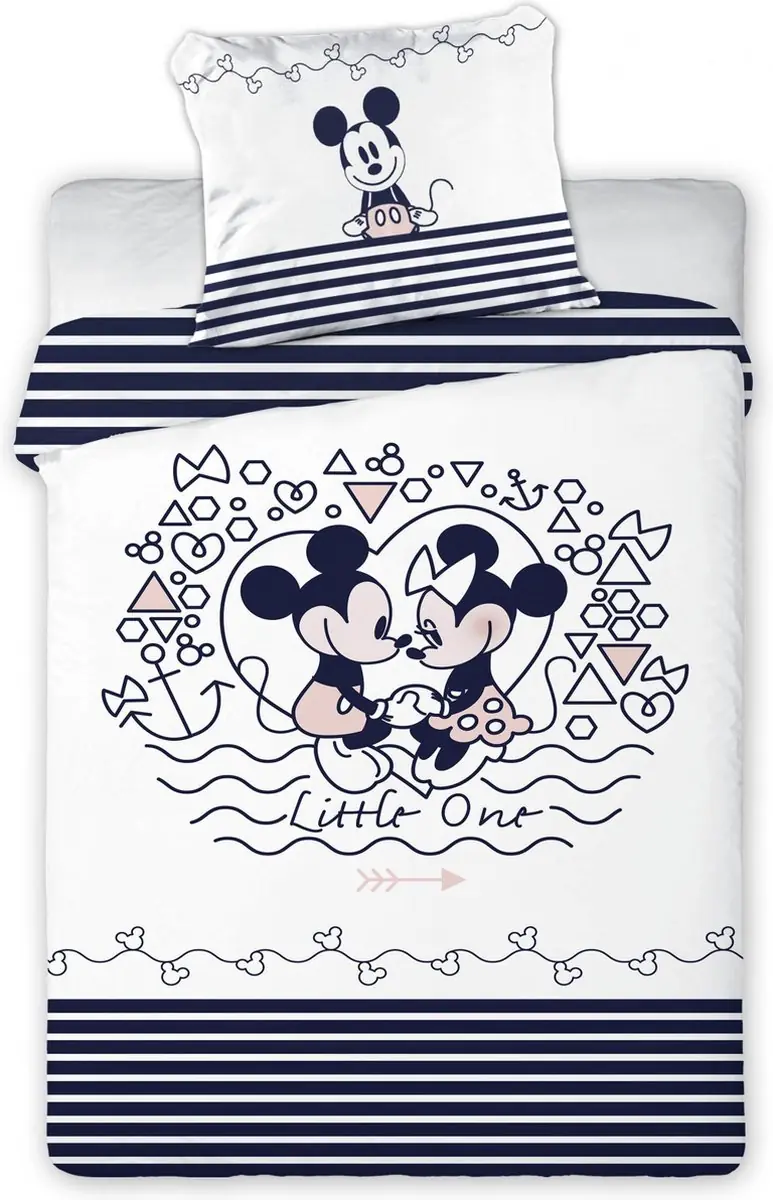 Disney Mickey Mouse Dekbedovertrek Little one - Katoen 100 x 140 cm