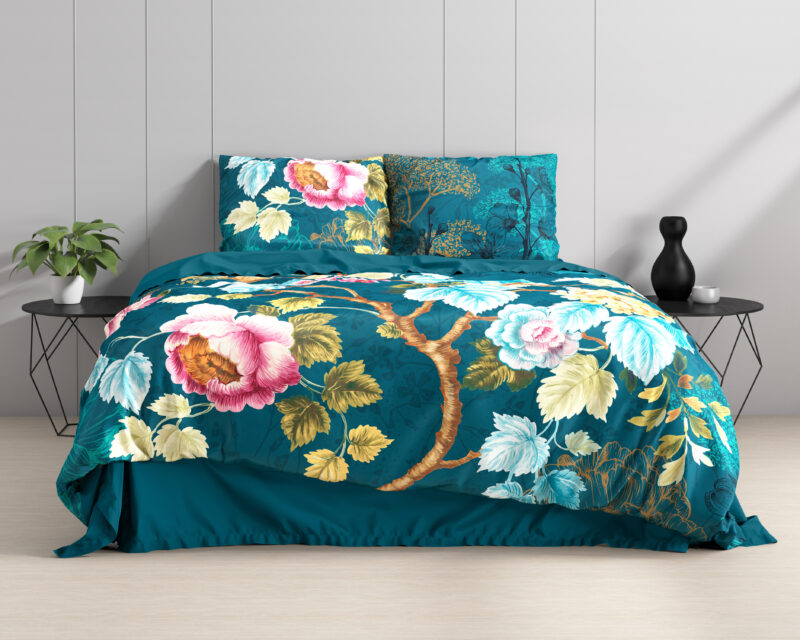 Chanda Blauw 200 x 200/220 Dreamhouse