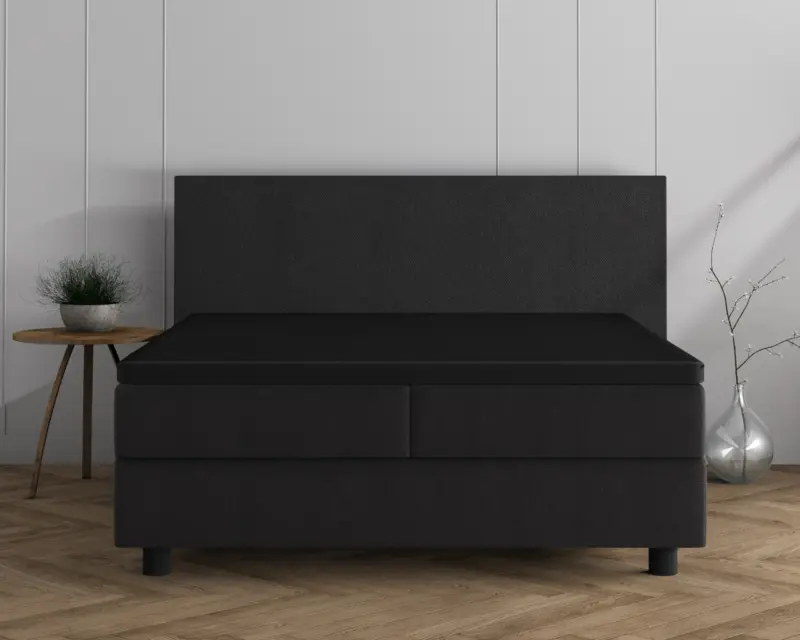 Dubbel Jersey 220 gr. Topper Hoeslaken Zwart 140 x 200/220