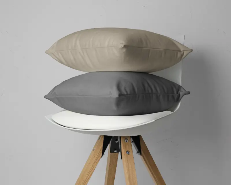 Flanel 2 in 1 Kussenslopen Antraciet Dreamhouse