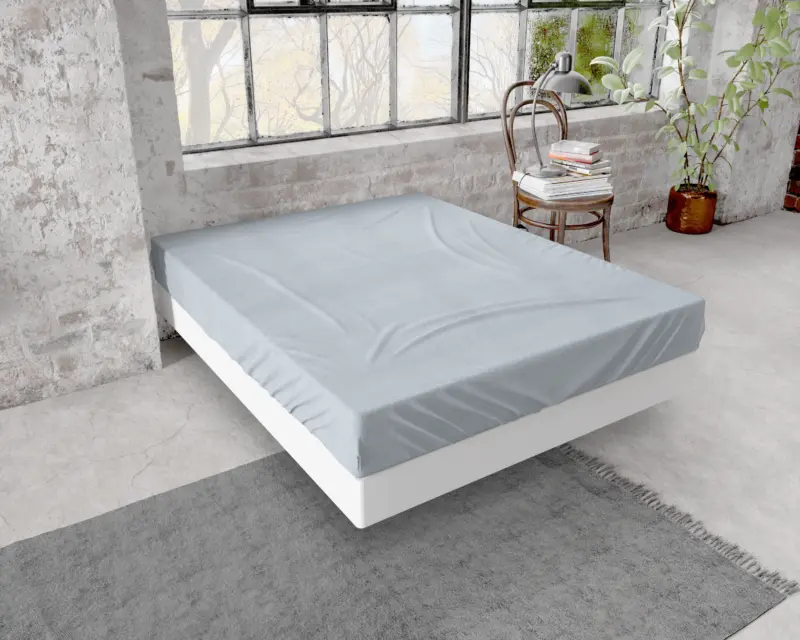 Flanel Premium Hoeslaken Grijs 180 x 200/210