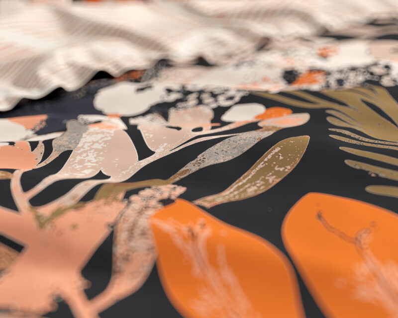 Dreamhouse Mystical garden Zwart 200 x 220