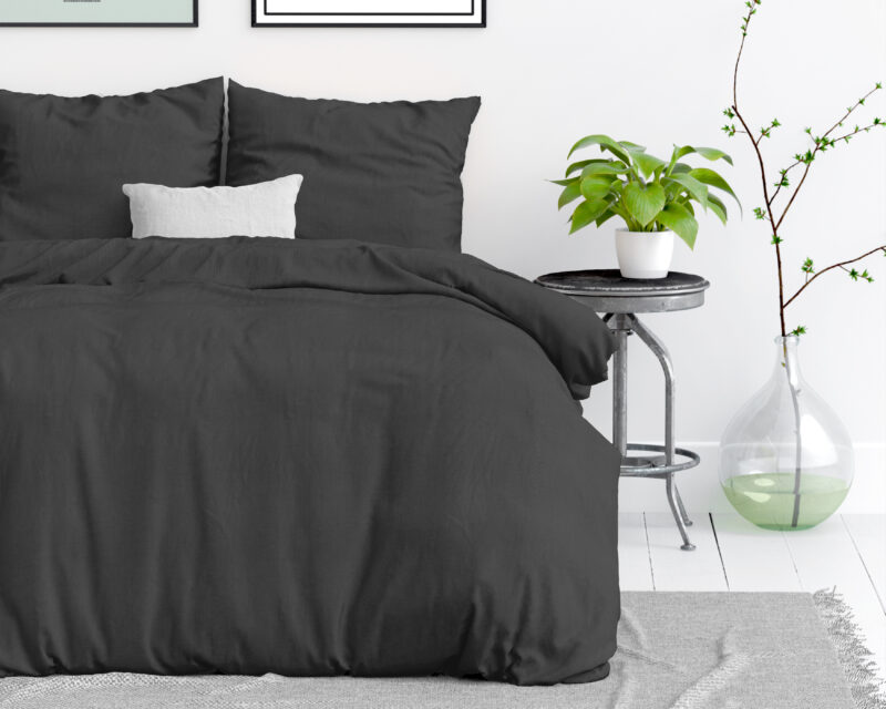 Stone washed Antracit 200 x 200/220