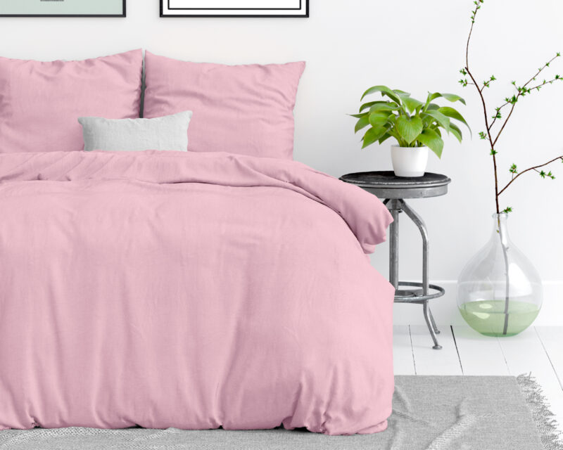 Stone washed Roze 140 x 200/220