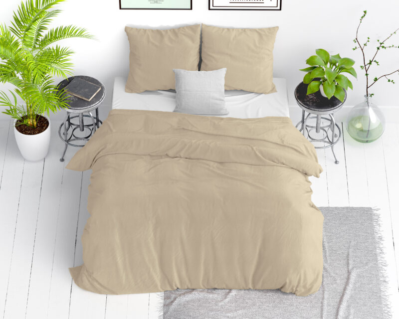 Dreamhouse Stone washed Zand 140 x 220