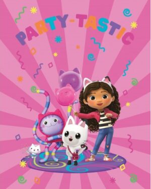 Gabby's Dollhouse Party Tastic fleece deken 130 x 170 cm