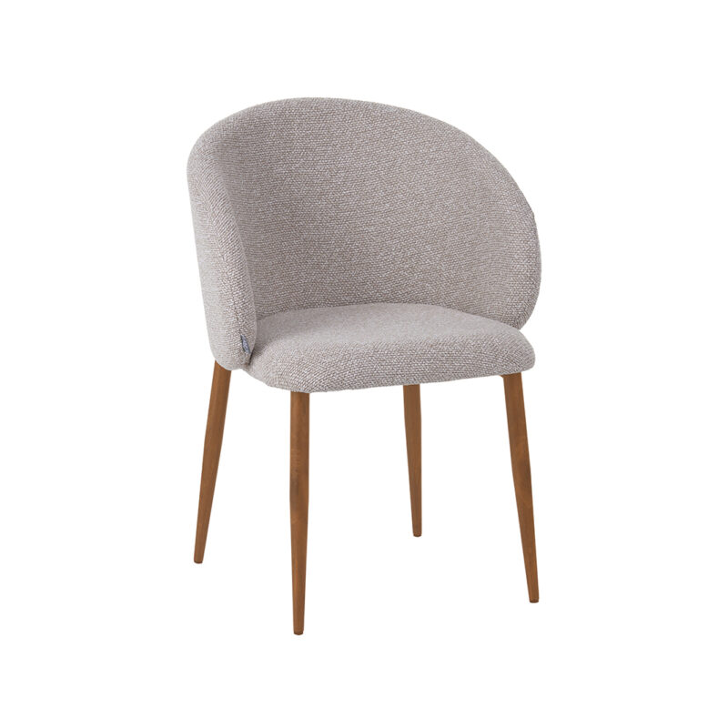 LABEL51 Eetkamerstoel Yuki - Naturel - - Naturel Houtlook Frame