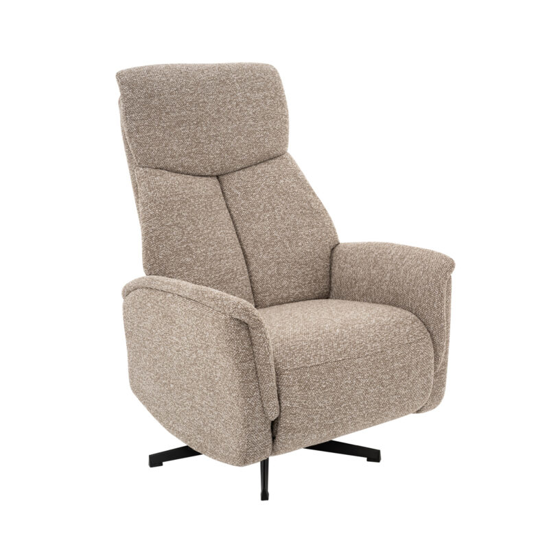 LABEL51 Fauteuil Aarhus - Mushroom - Royal Boucle - 2-Motorig Aarhus