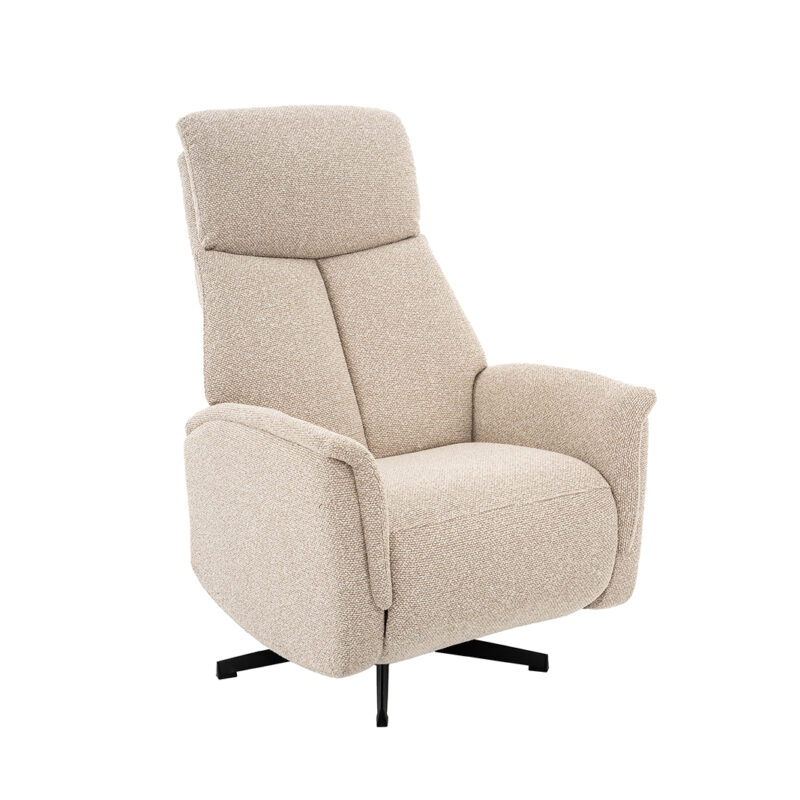 LABEL51 Fauteuil Aarhus - Naturel - Royal Boucle - 2-Motorig Aarhus