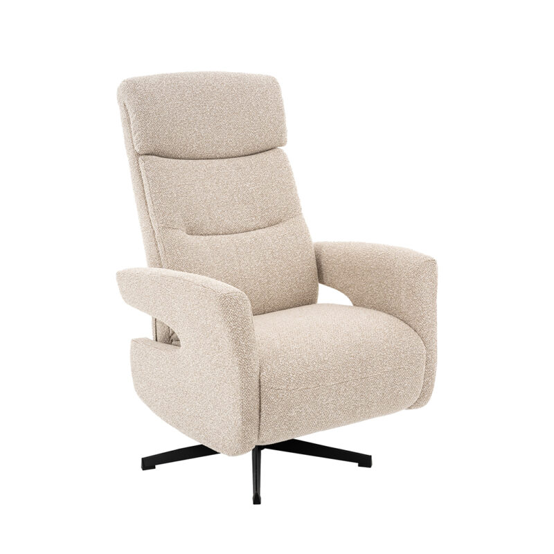 LABEL51 Fauteuil Tampere - Naturel - Royal Boucle - 2-Motorig Tampere