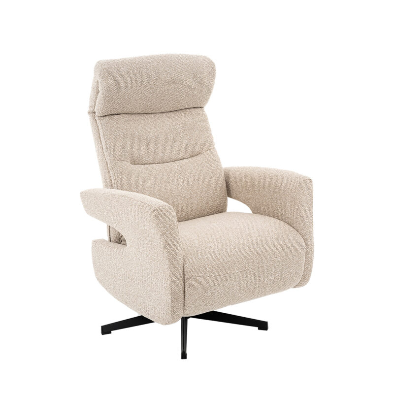 LABEL51 Fauteuil Tampere - Naturel - Royal Boucle - 2-Motorig Royal Boucle