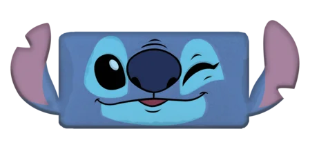 Stitch sierkussen 'knipoog' 27 x 45 cm