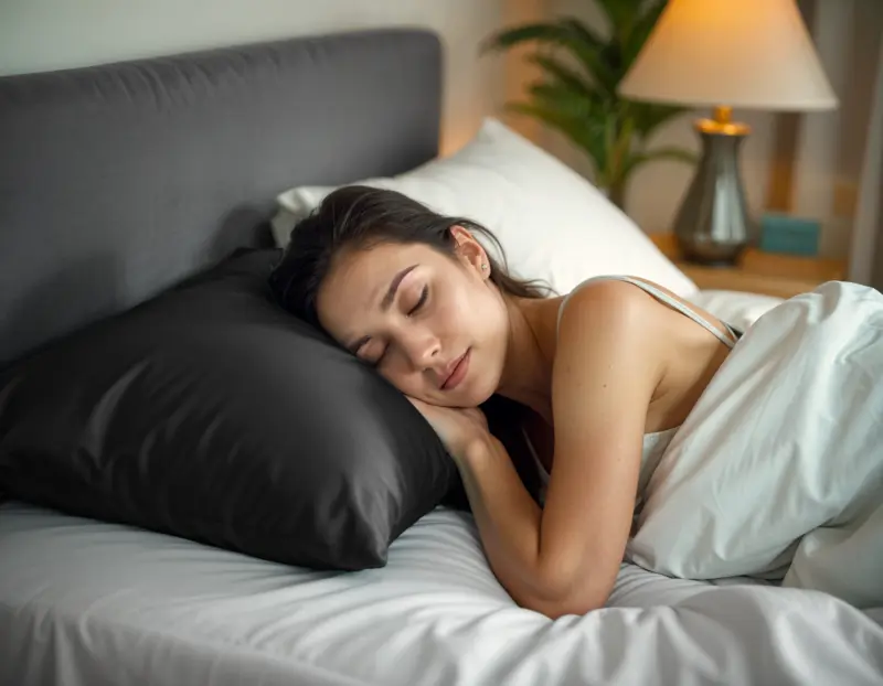 Purple Pillo Beauty kussensloop Zwart 60 x 70