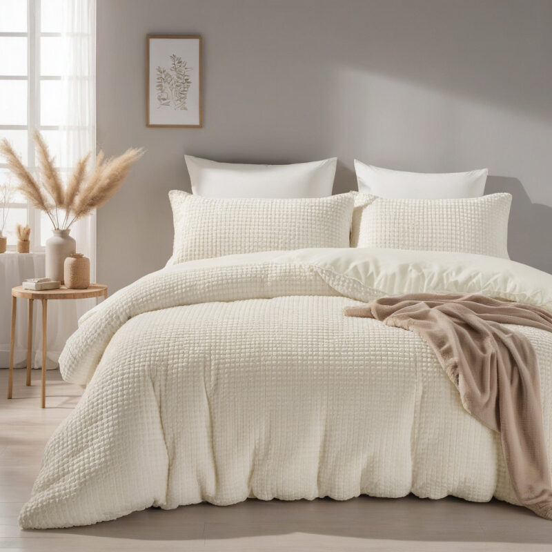 Check Teddy Beige 140 x 200/220 Sleeptime