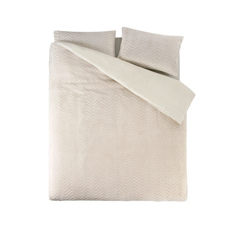 Chevron Teddy Créme 240 x 200/220 Sleeptime