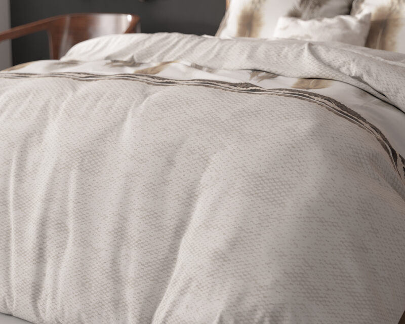 Feathers 3 Grijs 240 x 220 Sleeptime