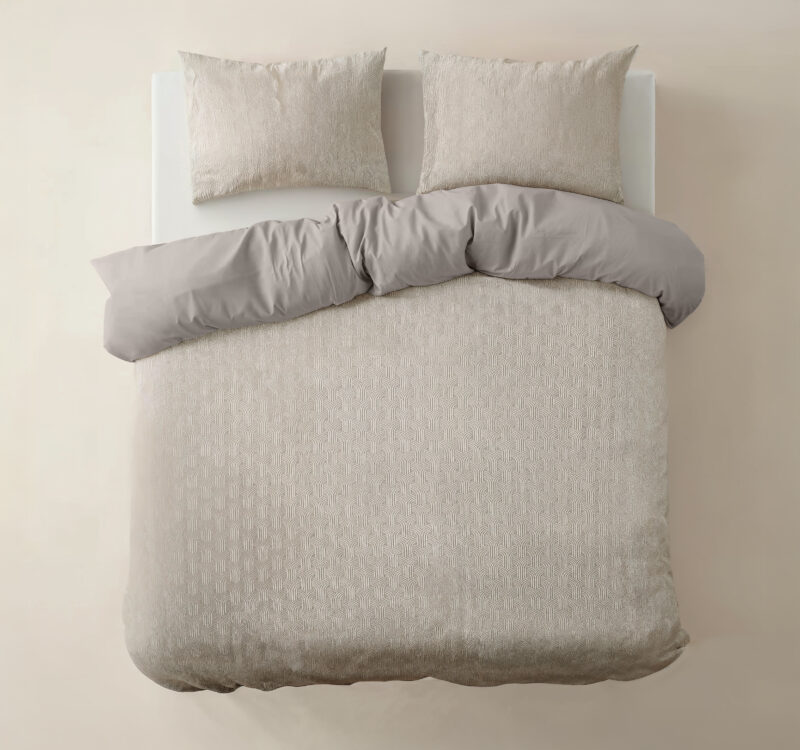 Flanel Art Beige 200 x 220 Sleeptime