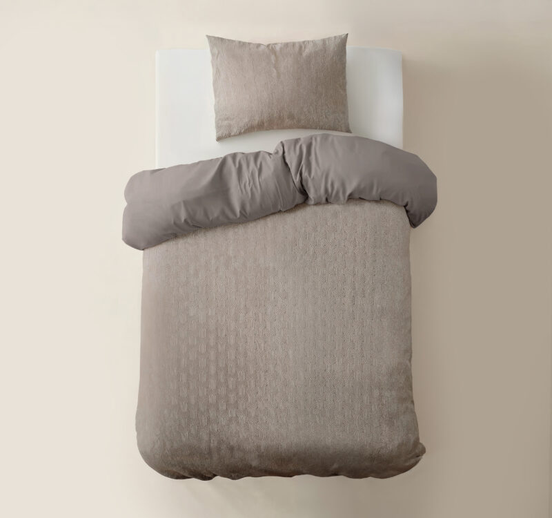 Sleeptime Flanel Art Taupe 140 x 220