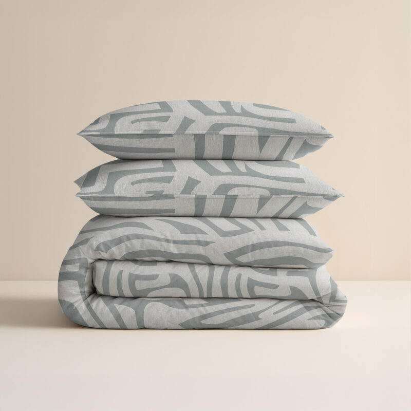 Sleeptime Flanel Danis Groen/Grijs 200 x 200/220