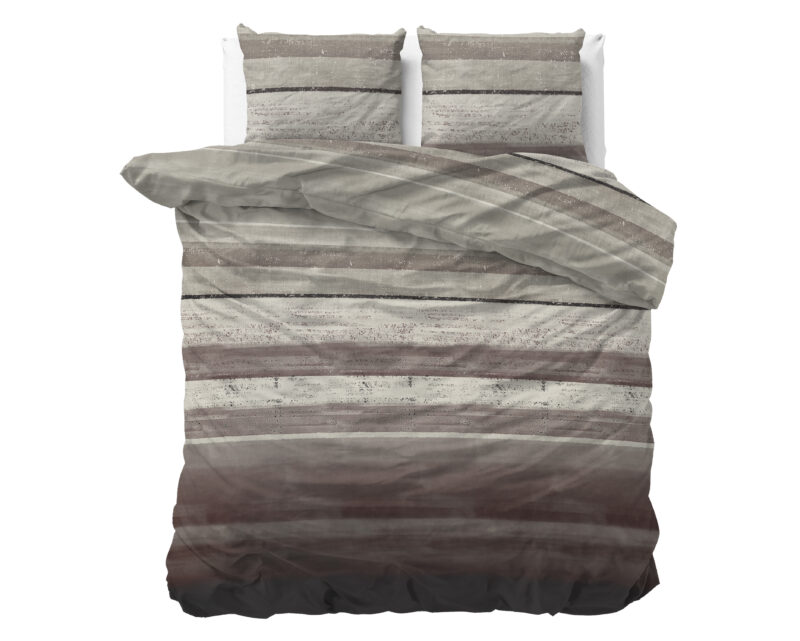 Flanel Marcus Taupe 240 x 200/220 Sleeptime