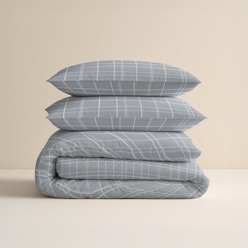 Flanel Seva Blauw 200 x 200/220 Sleeptime