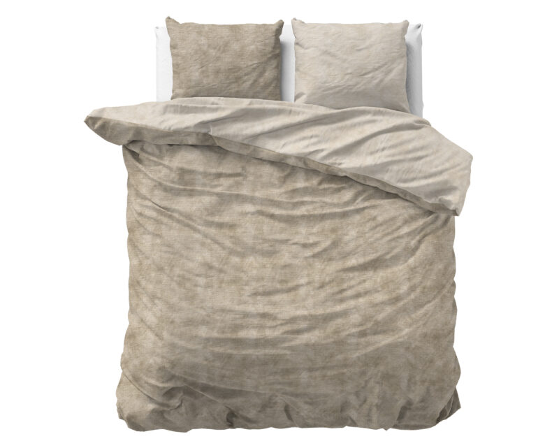 Sleeptime Flanel Washed Cotton Taupe 240 x 200/220
