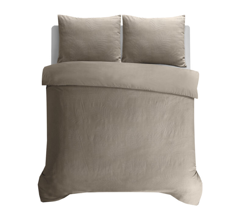 Leaves 3D Taupe/Grijs 240 x 200/220 Sleeptime