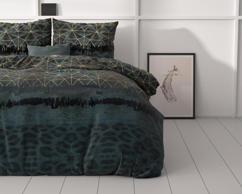 Leopard deco Donker Groen 140 x 200/220