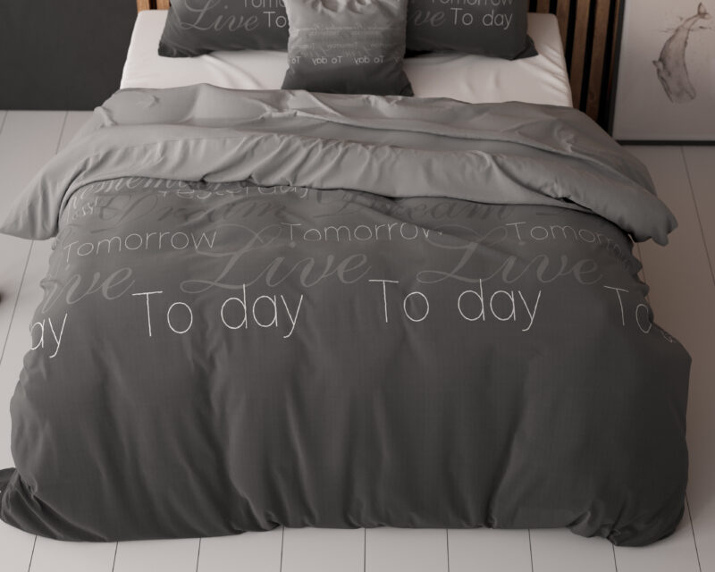 Sleeptime Live Today Antraciet 200 x 220