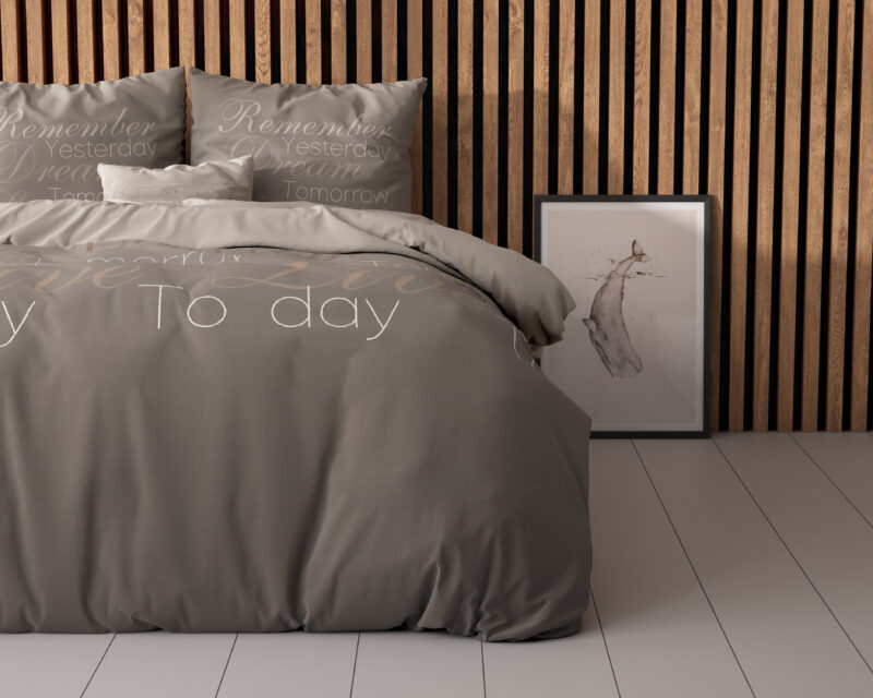 Live Today Taupe 240 x 220 Sleeptime