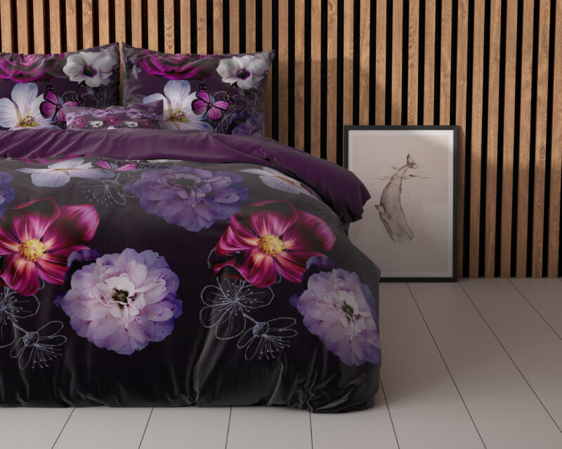 Sleeptime Magic Flower Paars 140 x 220