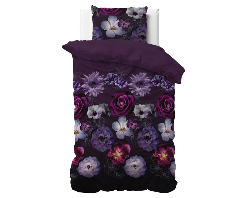 Sleeptime Magic Flower Paars 140 x 200/220
