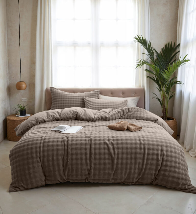 Pompom Taupe 240 x 220 Sleeptime