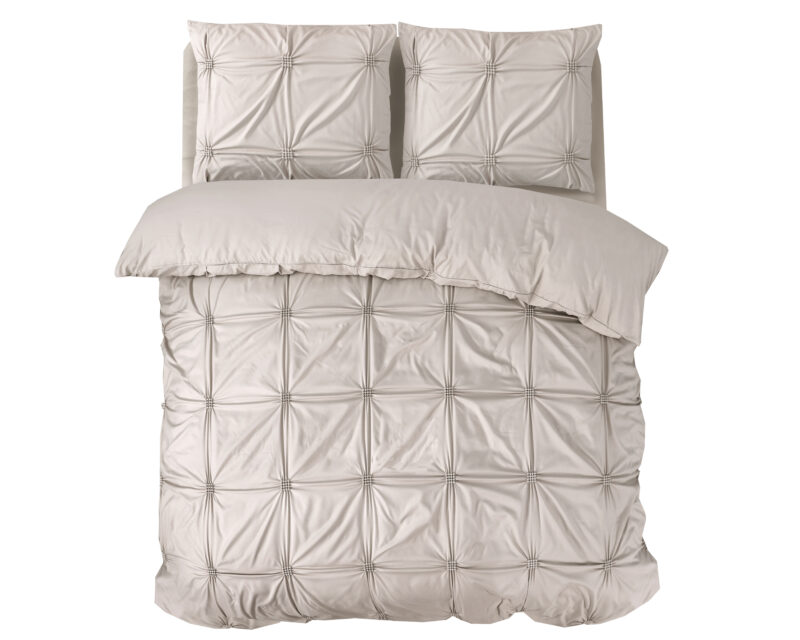 Sleeptime Punch pintuck Taupe 140 x 200/220