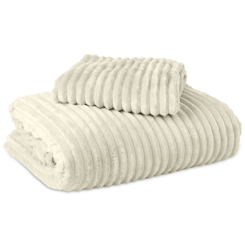 Rib Teddy Beige 140 x 200/220 Sleeptime