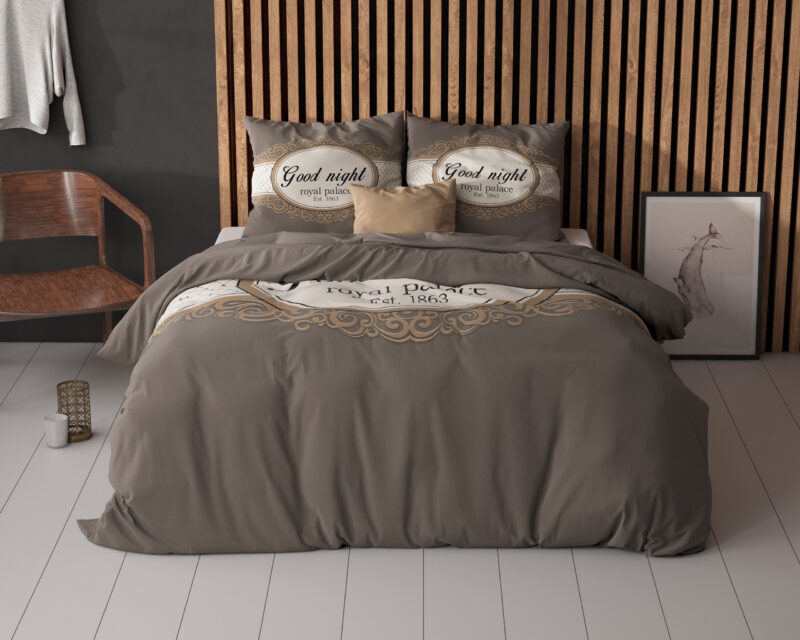 Royal Palace Taupe 200 x 200/220 Sleeptime