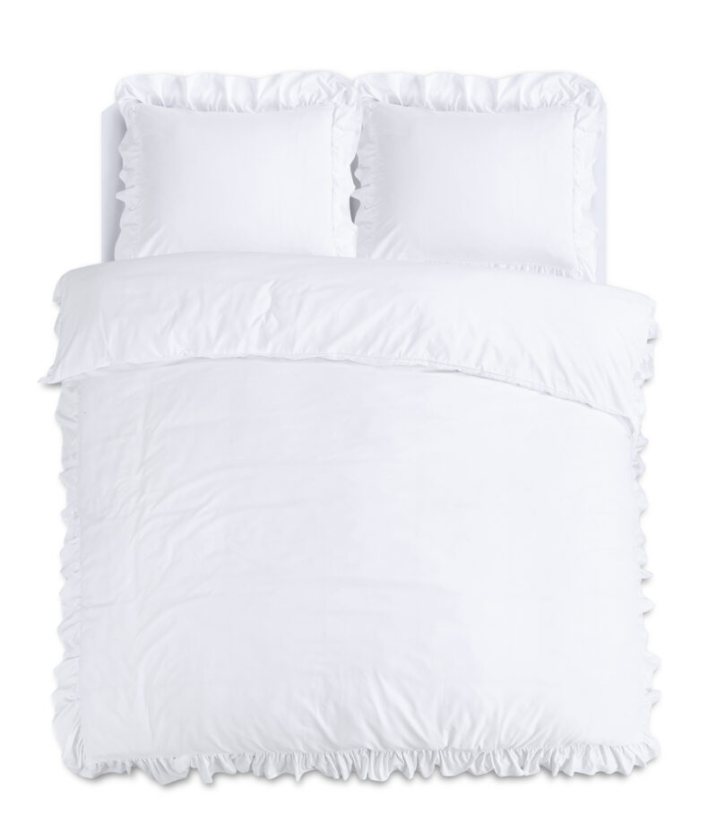 Sleeptime Ruffles Wit 240 x 200/220